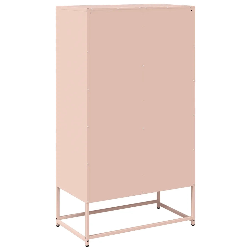 Credenza Rosa 68x39x123 cm in Acciaio 853357