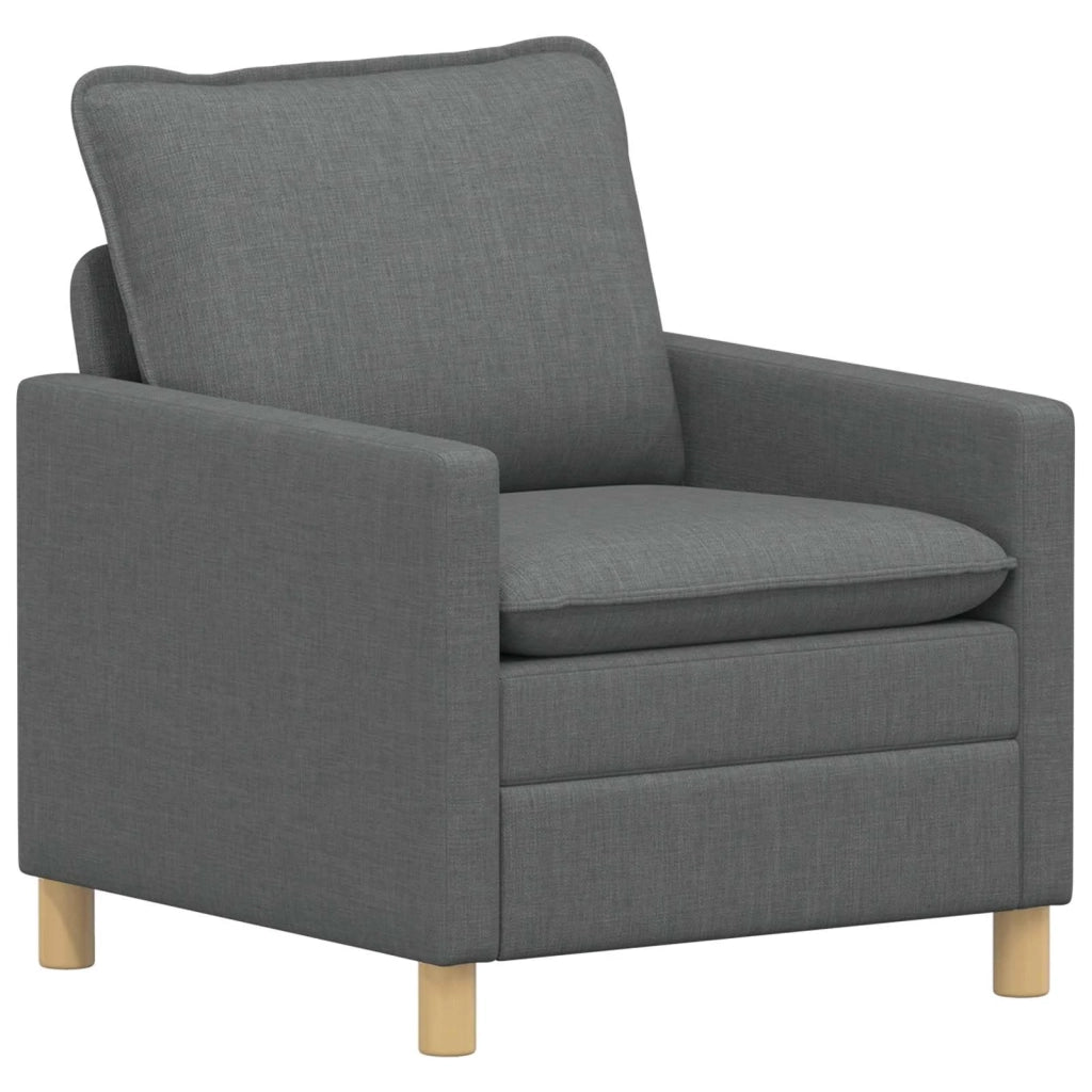 Set di divani 2 pz Grigio Scuro Tessuto 3417102