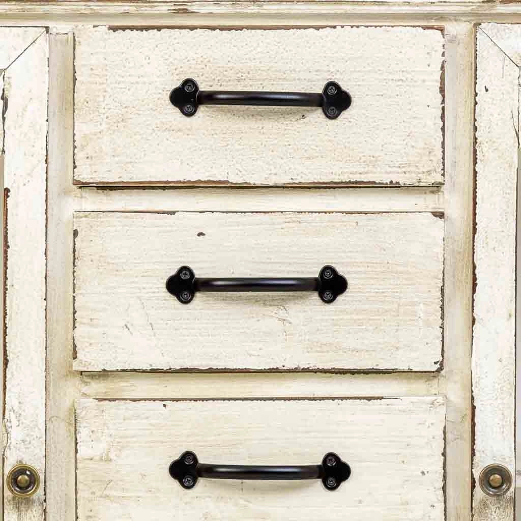 Credenza in legno beige 120x44x89h cm