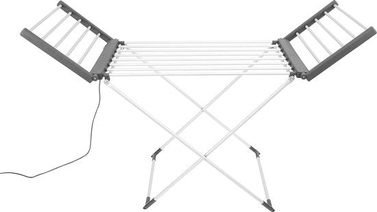 Lampada per abbigliamento riscaldante con 18 stecche per asciugatura e capacità di 10 kg - Efficace in termini di energia e compatto