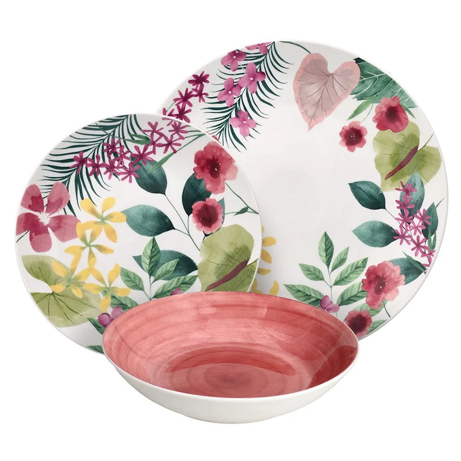 Servizio piatti 18 pezzi Kalima Multicolor