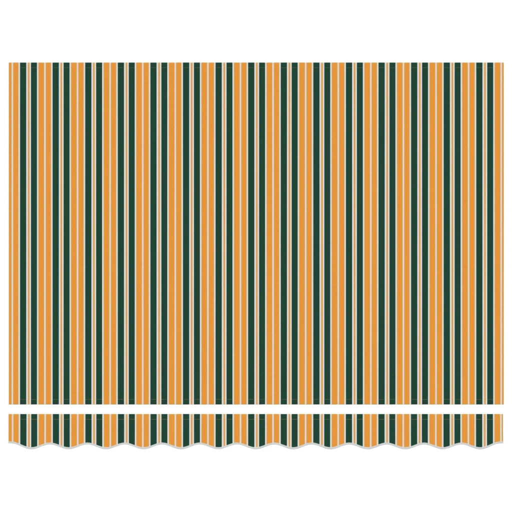 Tenda da Sole Verde e Giallo 300 x 250 x 165 cm 3330172