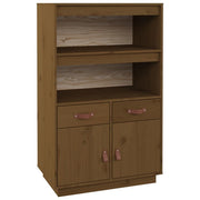 Credenza | Madia | Buffet da pranzo | Armadio da pranzo ambra 67x40x108,5 cm in Legno Massello di Pino