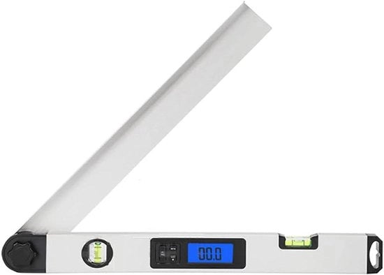 Livello Digitale con Schermo LCD e Illuminazione Retroilluminata per Misurazioni Orizzontali e Verticali con Raggio di Azione di 400 mm/16 pollici