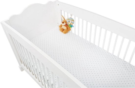Set a doppio di lenzuola per lettini - lenzuola per bambini in jersey - lenzuola per lettini - tessuto idrorepellente - 140 cm x 70 cm