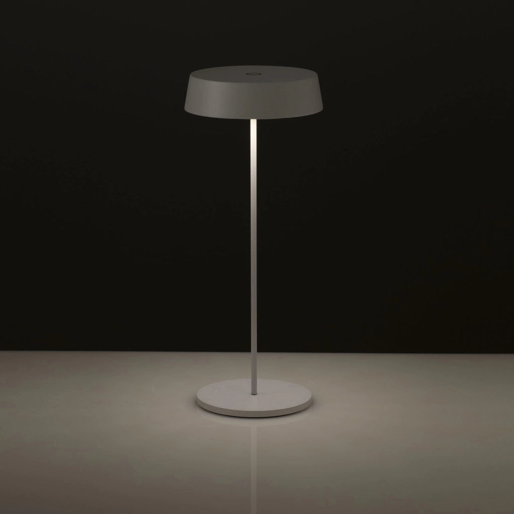 Lampada da tavolo ricaricabile NORRIS bianco
