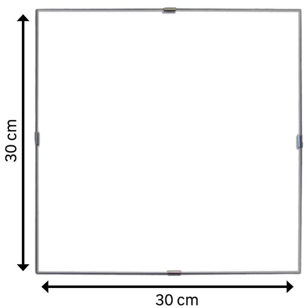 Trade Shop - Cornice A Giorno 30 X 30cm In Crilex Cornici Portafoto Puzzle Poster Foto Stampe -