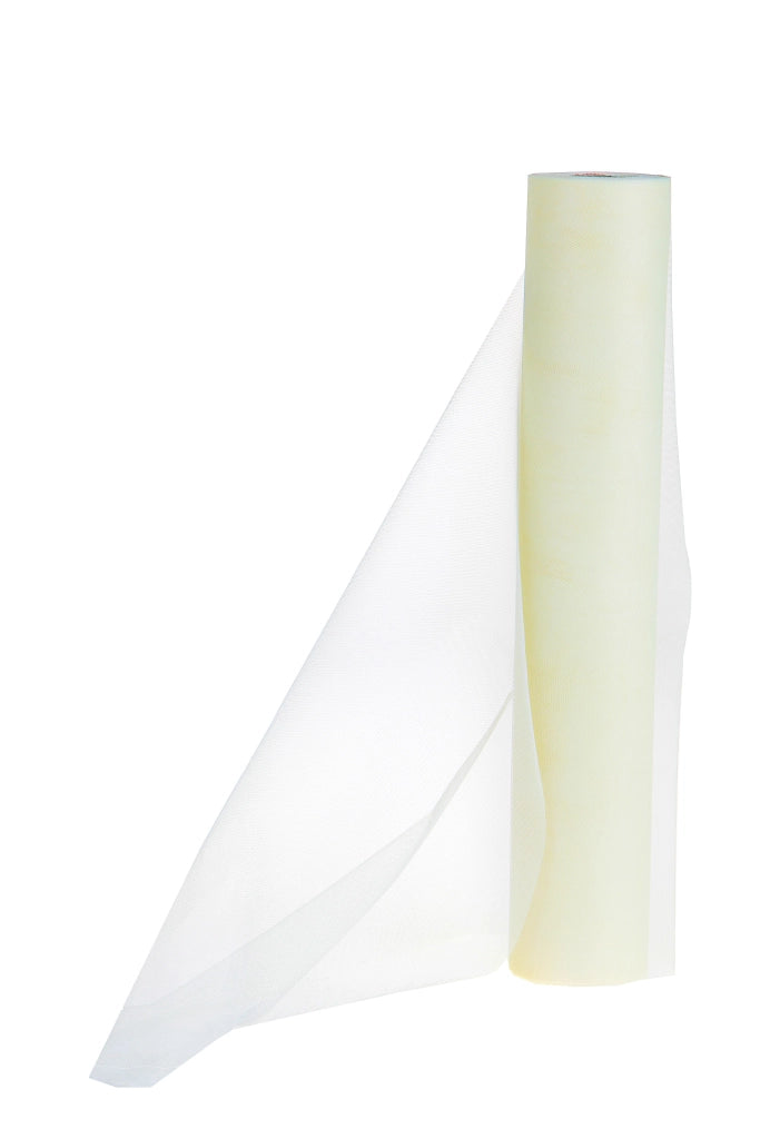 Set 2 Bobine Decorative Tulle 50 cm 30 mt Crema