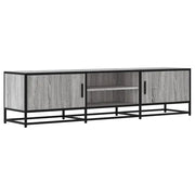 Mobile TV | Armadietto TV | Mobile Porta TV Grigio Sonoma 160x35x41cm Legno Multistrato e Metallo