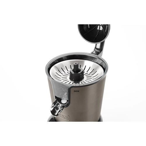 Black & Decker BXCJ350E spremiagrumi Centrifuga spremiagrumi 350 W Nero, Acciaio inossidabile