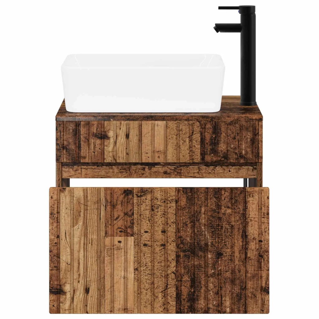 Set di mobili per il bagno Legno antico Legno ingegnerizzato 3404308