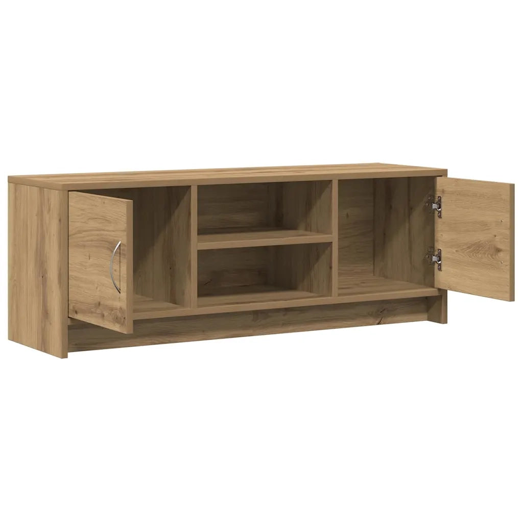Mobile Porta TV Rovere Artigianale 102x30x37,5 cm Multistrato 855817