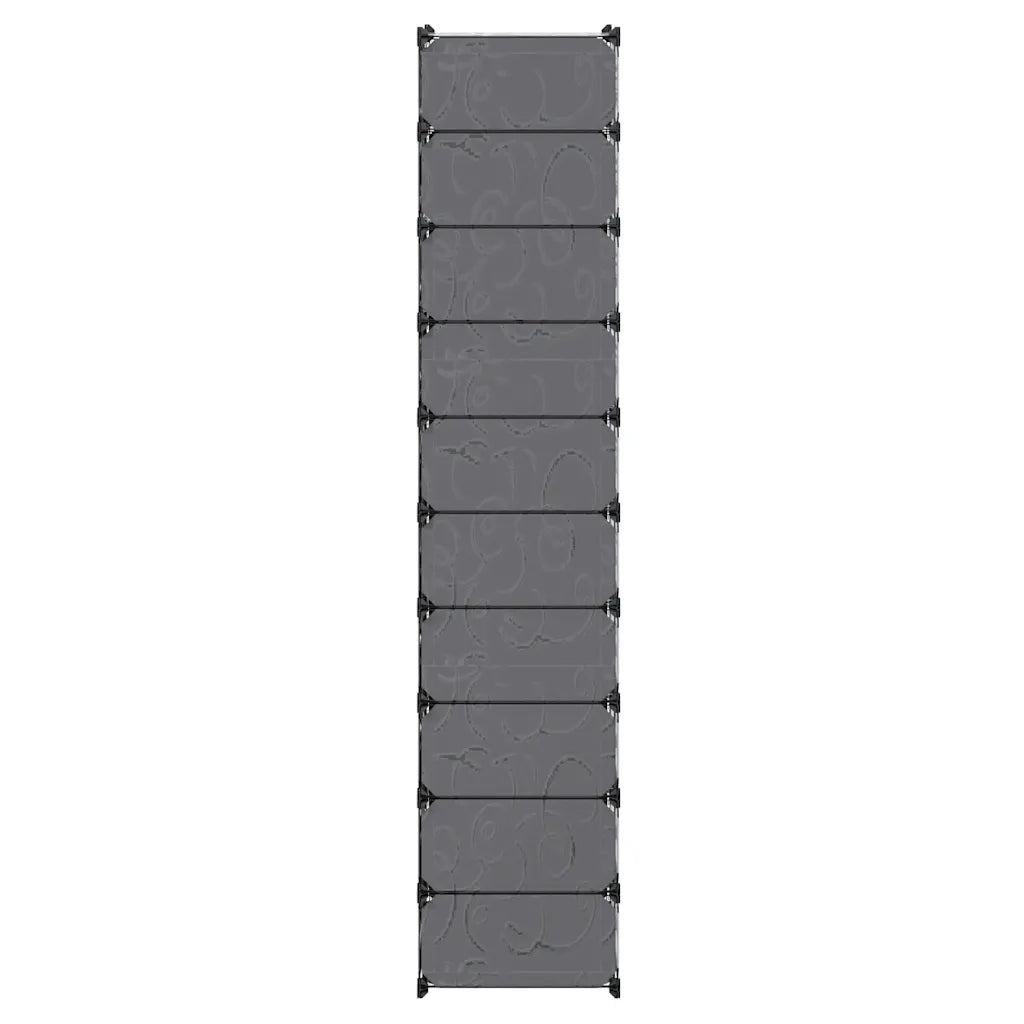 Scarpiera Modulare a 10 Scomparti Nera cod mxl 49601