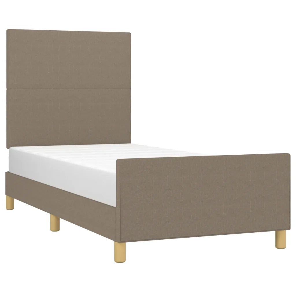 Giroletto senza Materasso Tortora 90x190 cm Tessuto 3124859