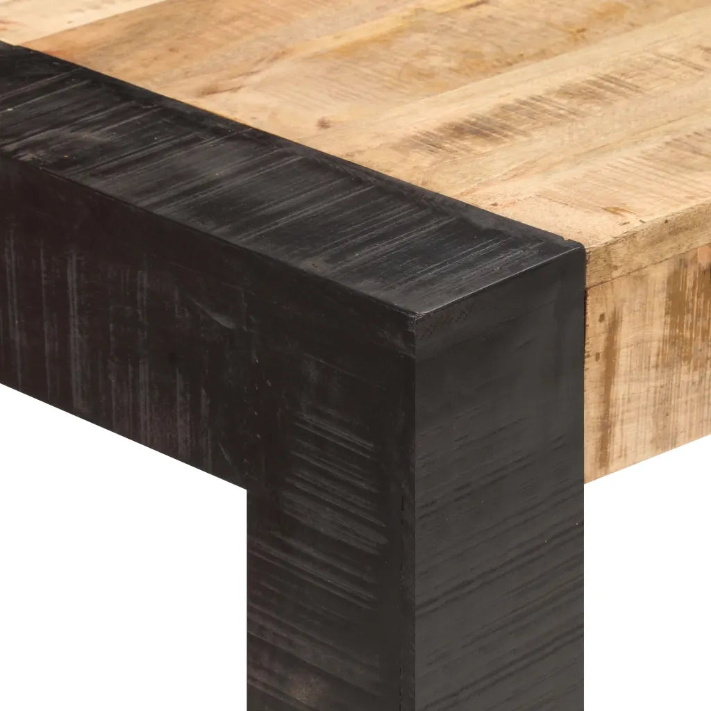 Tavolo da Pranzo | Tavolo da cucina 140x70x76 cm in Legno Massello di Mango Grezzo