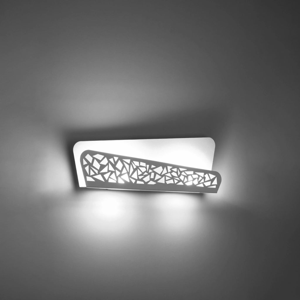 Applique Pure Lume Nerida bianca 2 luci G9 PU.0933 IP20