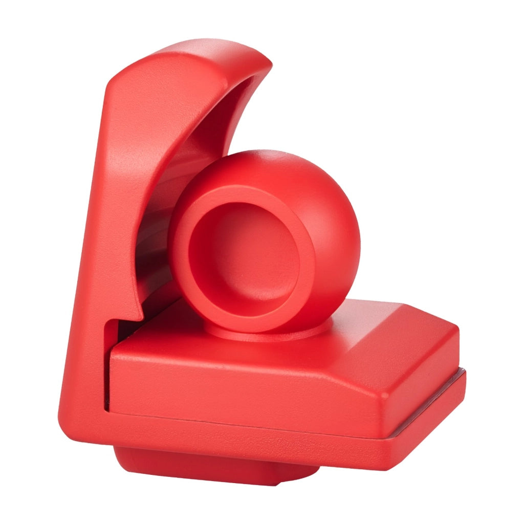 1 Lucchetto Antifurto per Gancio di Traino HS-OHS05-L in Lega di Alluminio, Rosso, 3 Chiavi, resistente allo scasso, per Rimorchi, Camper e Barche