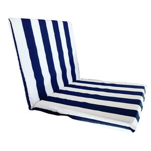 CUSCINO GARDEN SCHIEN BASSO  85X45CM RIGA BLU- MARKOTEX- 2,0 pz