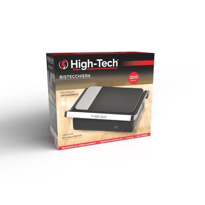 HIGH-TECH BISTECCHIERA ELETTRICA DA 1200W 30X24X10 CM