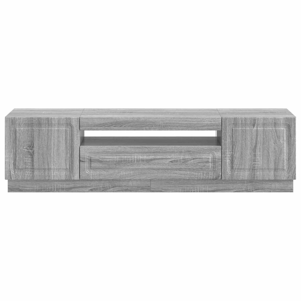 Mobile TV LED Sonoma grigio Legno ingegnerizzato 897791