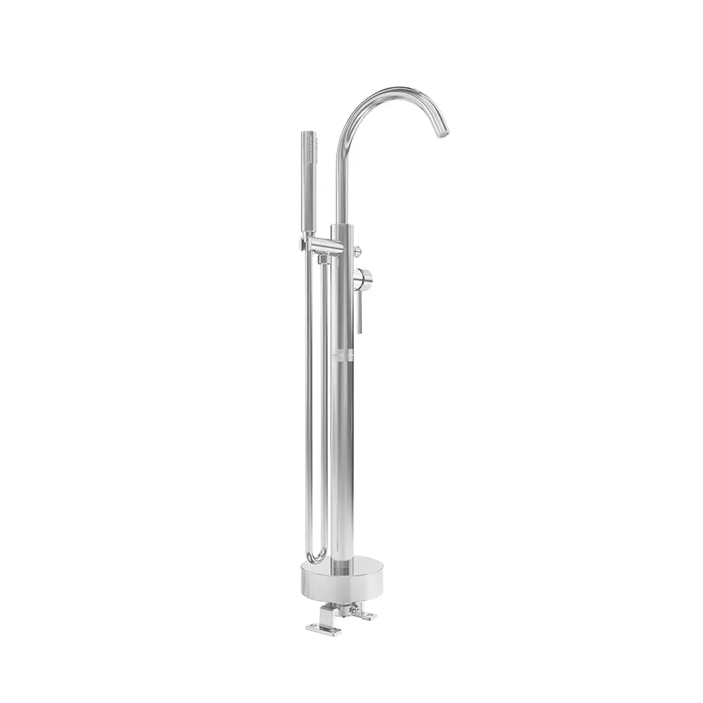 Rubinetteria stondata per vasca freestanding finitura cromata | Ava