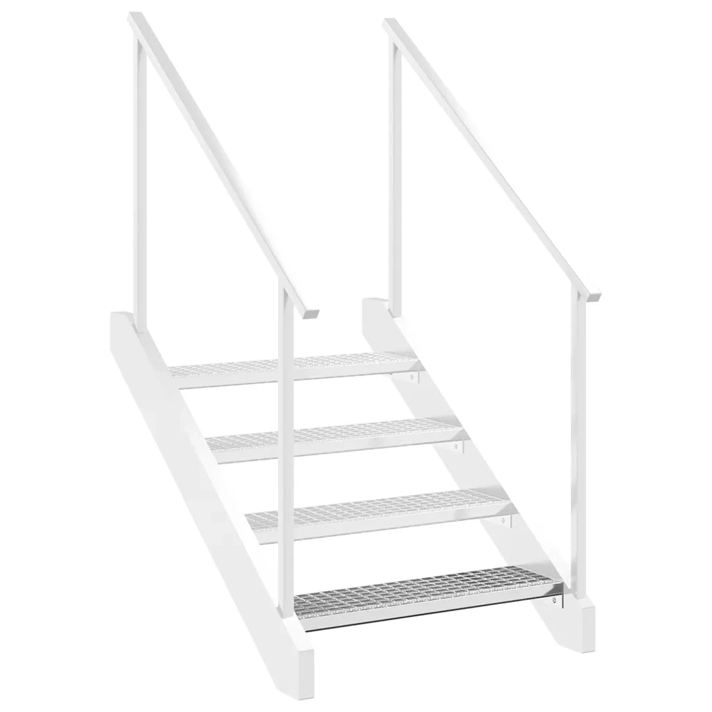 Tappetino per Scale | Gradino in Griglia 70x24x7 cm Acciaio Zincato