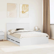 Struttura del letto Bianco 150 x 200 cm Legno Ingegnerizzato