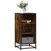Credenza Rovere Fumo 35,5x35x76 cm in Truciolato