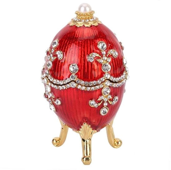 Scatola di Decorazione Unica - 5 x 9.5 cm - Cassa per Gioielli in Metallo di Alta Qualità