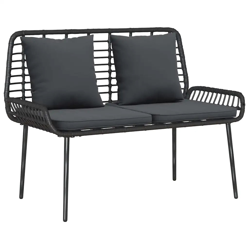 vidaXL Set da Pranzo per Giardino 3 pcs Nero e antracite