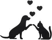 Set di Sticker per Muri - Specchi per Cani/Gatti - Decorazione per Parete Camera da Letto - Decorazione per Parete Bagno - Sticker per Muri per Bambini - Materiali Acrilici