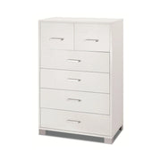 Mobile 4+2 Cassetti Kit Bianco Fiammato cm 70x41x112h - Sarmog