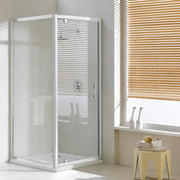 Box Doccia Angolare 70x80 cm 1 Anta Battente in Cristallo Trasparente 6mm H198 Fosterberg Aalborg Duo
