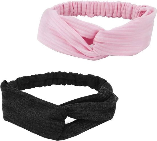 Cintura antiscivolo per capelli corti - 2 pezzi - Yoga, allenamento, corsa - Cintura elastica per donne.