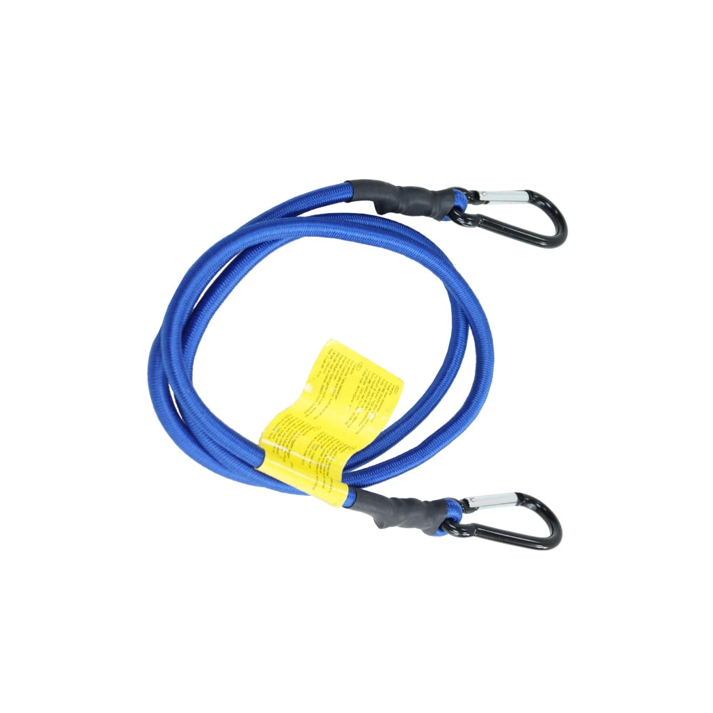 Cavo elastico Ã˜ 8 x 1500 mm. con ganci in alluminio a moschettone 2 pz.