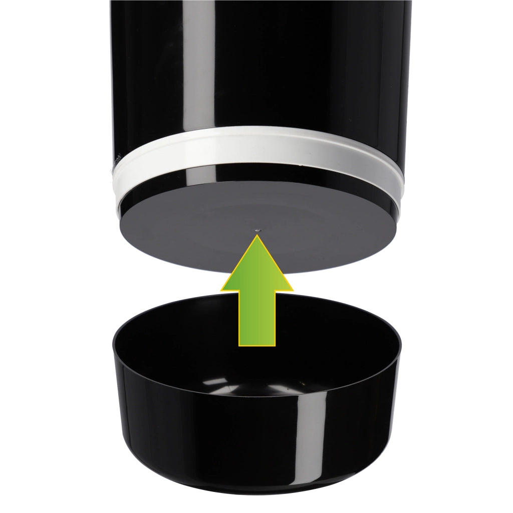Copertura per vaso da fiori KADAX, 29 cm, in due pezzi, in plastica.