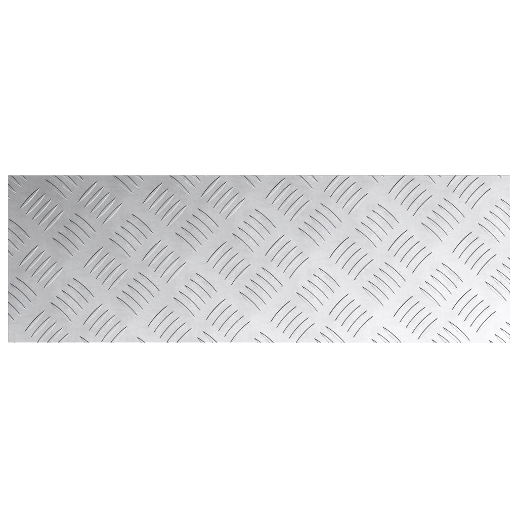 Tappetini in alluminio 4 pz antiscivolo 60x20 cm