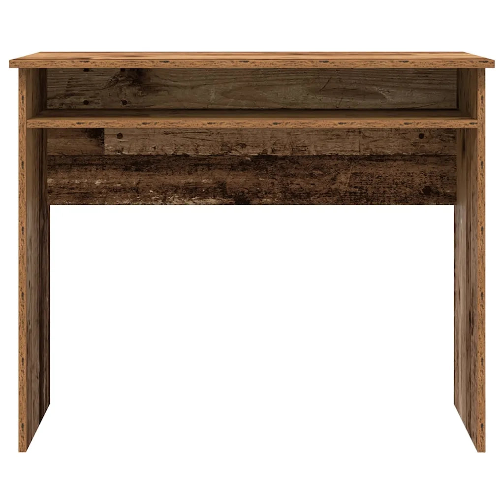 Scrivania Legno Antico 90x50x74 cm in Legno Multistrato