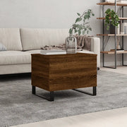 Tavolino Salotto Rovere Marrone 60x44,5x45 cm Legno Multistratocod mxl 78833