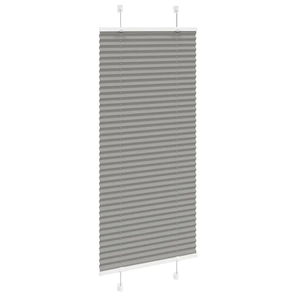 Tenda Plissettata Antracite 60x150 cm Larghezza Tessuto 59,4 cm 4015084