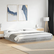Giroletto-Struttura Letto Grigio Cemento 180x200 cm in Legno Multistrato 512513