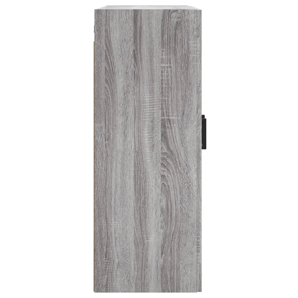 Armadietto a Muro | Mobile a Parete Grigio Sonoma 69,5x34x90 cm Legno Multistrato