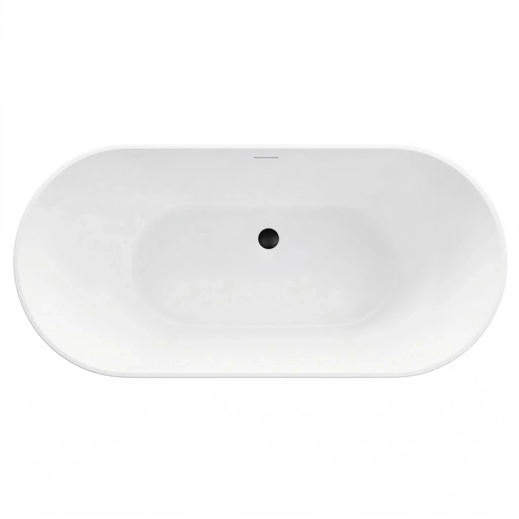 Vasca Bagno Da Terra Rea Ferrano 160 Copritappo nero
