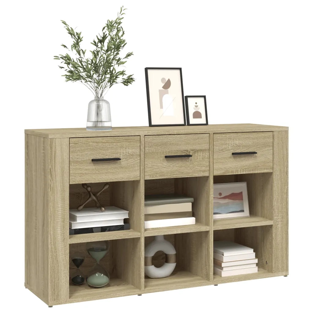 Credenza Rovere Sonoma 100x30x59,5 cm in Legno Multistrato