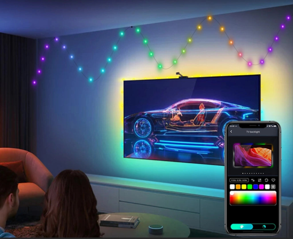 Cordone LED RGB 5m smart WiFi BT IP44 Rabalux Biri