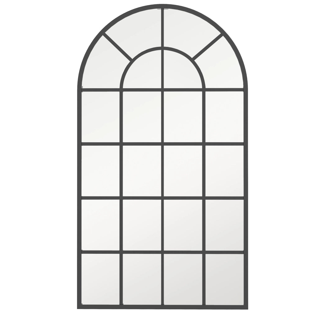 Specchio da parete, specchio per armadio, 110 x 62 cm, specchio da corridoio con cornice in metallo, specchio da appendere, specchio da soggiorno per