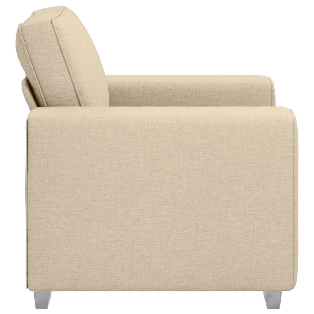 Poltrona  Crema 59 cm in Tessuto