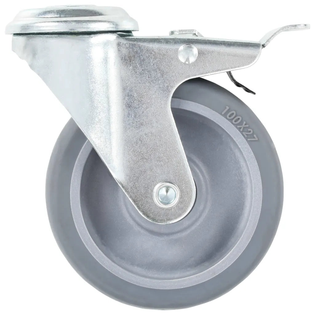 Ruote Girevoli con Foro per Bulloni 4 pz 100 mm cod mxl 67687