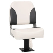 Set Sedile Barca Pieghevole 2pz Schienale Basso con Cinghia