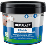 Aguaplast il solista stucco leggero in pasta per riempire buchi e crepe *** formato 800 ml, confezione 1